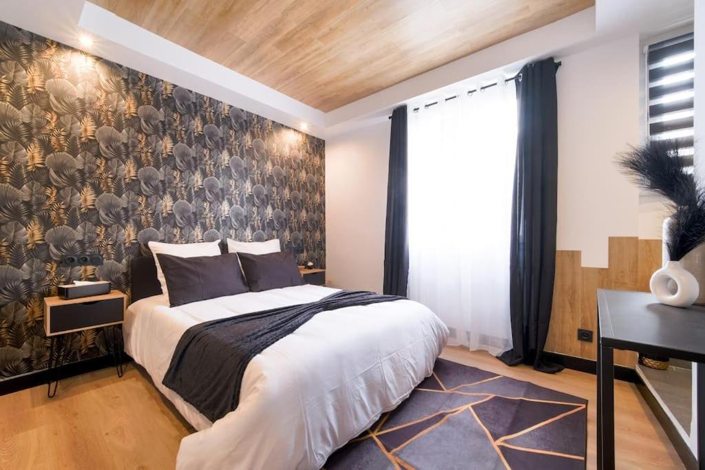 Le Black & White - 10 Min Orly, 3 Min Gare Juvisy Apartment Ати-Мон Екстериор снимка